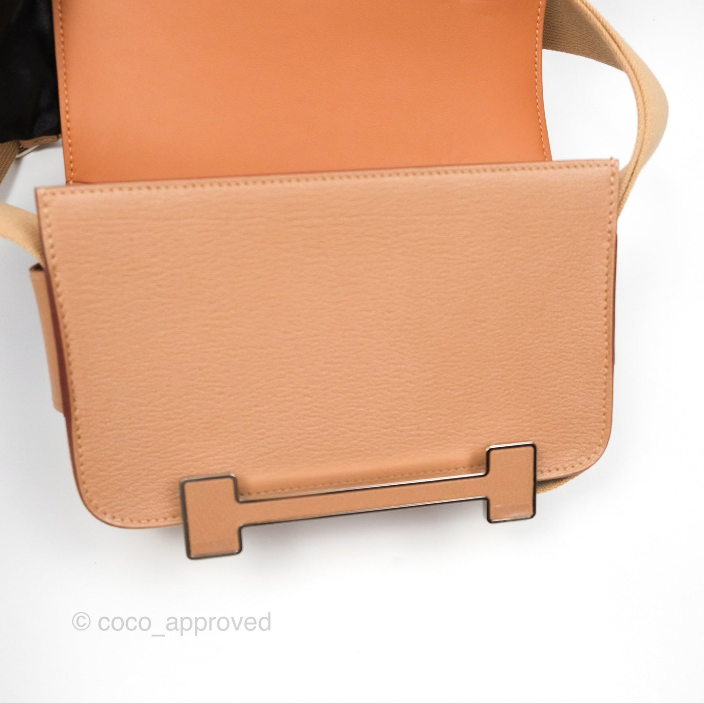 Hermès Geta Bag Chai 0M Quebracho 2J Palladium Hardware