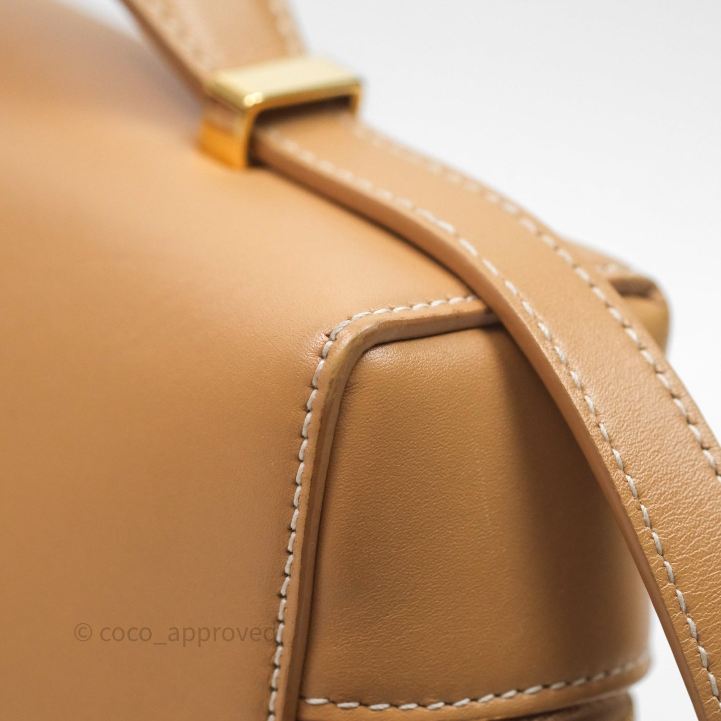 Loro Piana Extra Bag L27 Light Bamboo Calfskin Gold Hardware
