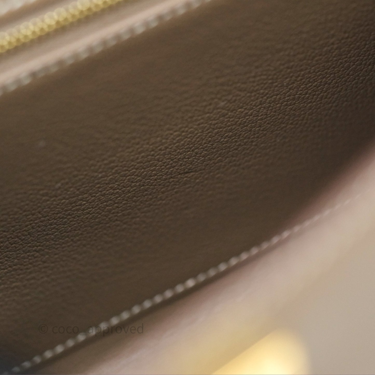 Hermès Kelly 25 Sellier Etoupe Epsom Gold Hardware