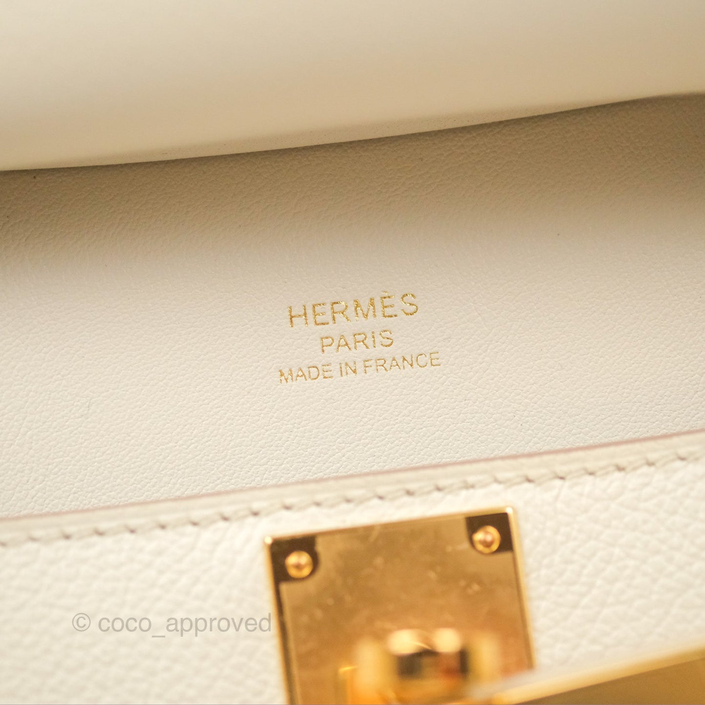 Hermès Mini Jypsiere Beton Evercolor Gold Hardware