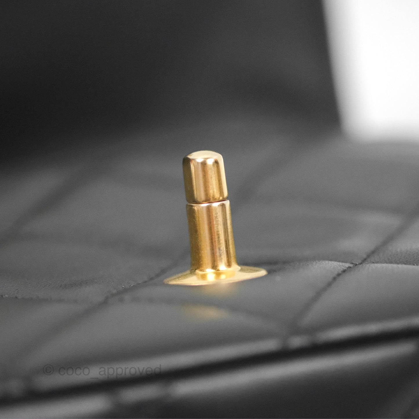 Chanel Quilted My Perfect Mini With Pearl Black Lambskin Gold Hardware