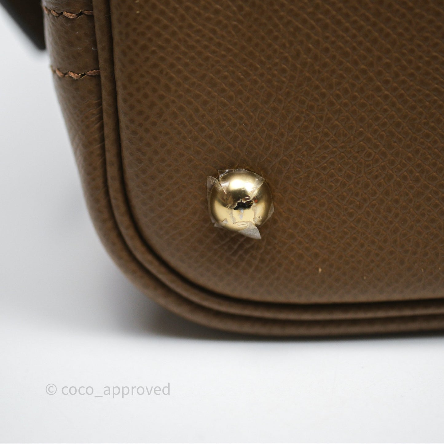 Hermès Bolide 25 Alezan 3G Epsom Gold Hardware