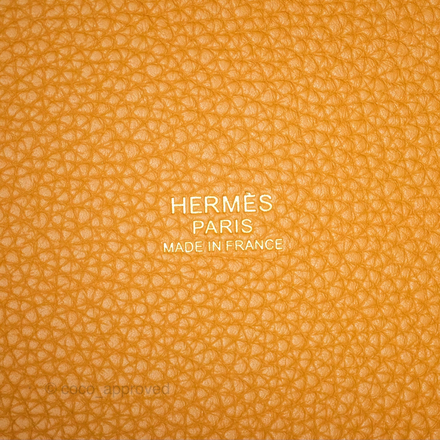 Hermès Picotin 22 Sesame 2S Clemence Gold Hardware