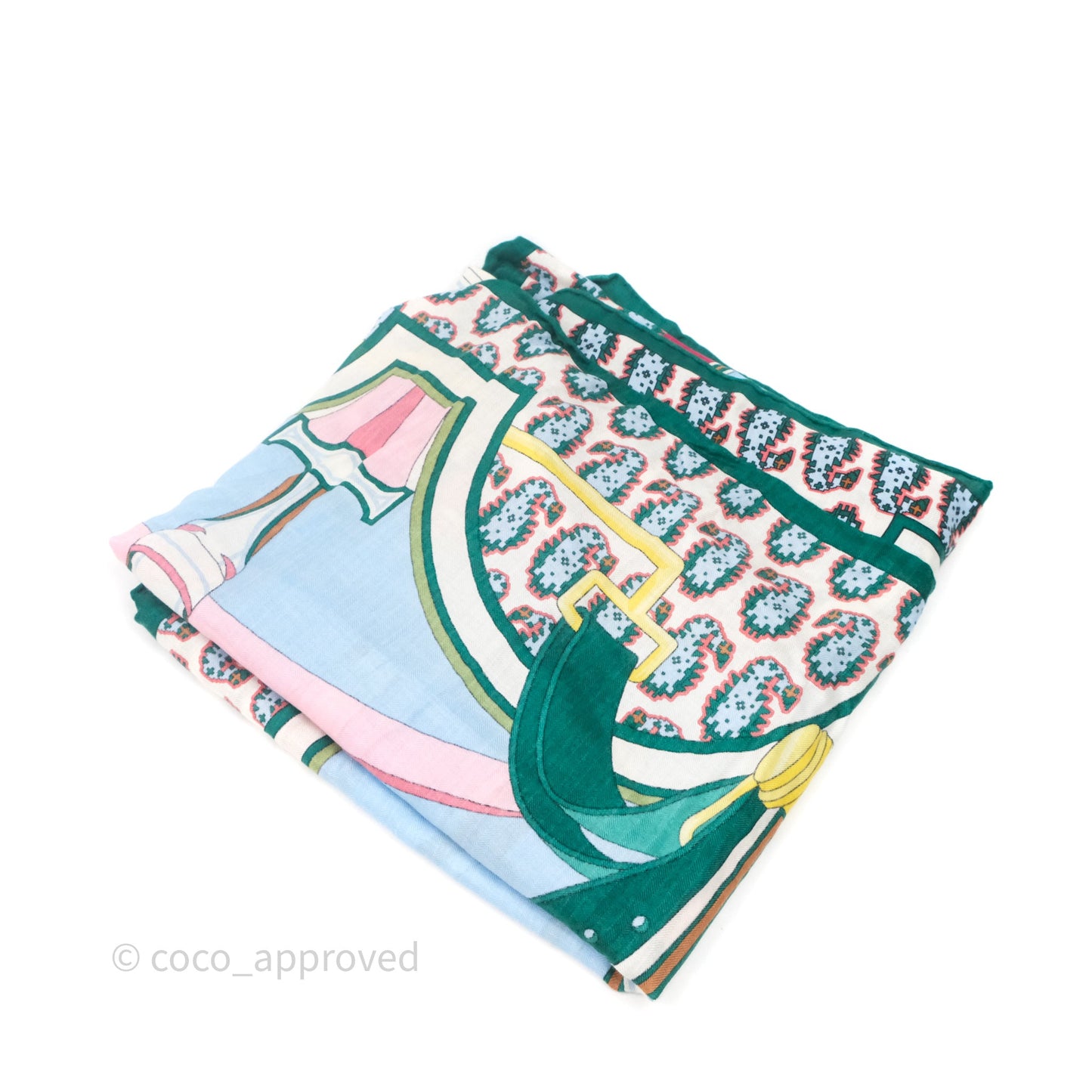 Hermes Scarf Shawl 140 Cashmere Silk