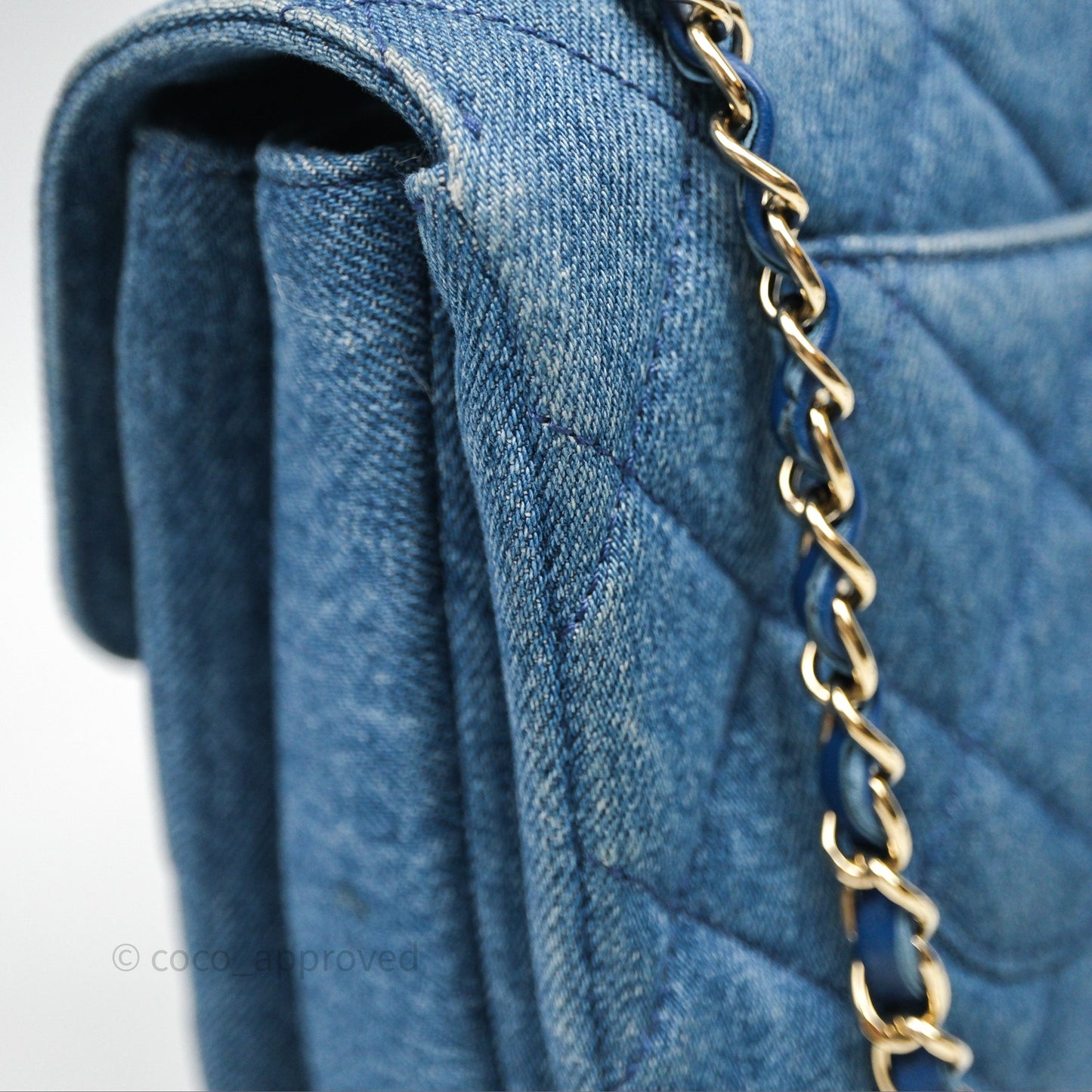 Chanel Small Trendy CC Denim Gold Hardware