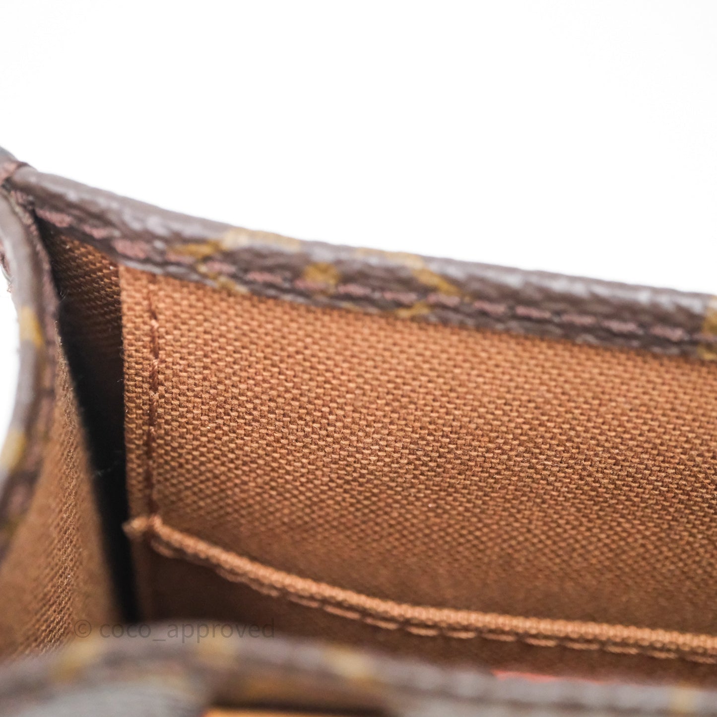 Louis Vuitton Petit Sac Plat Bag Monogram Canvas