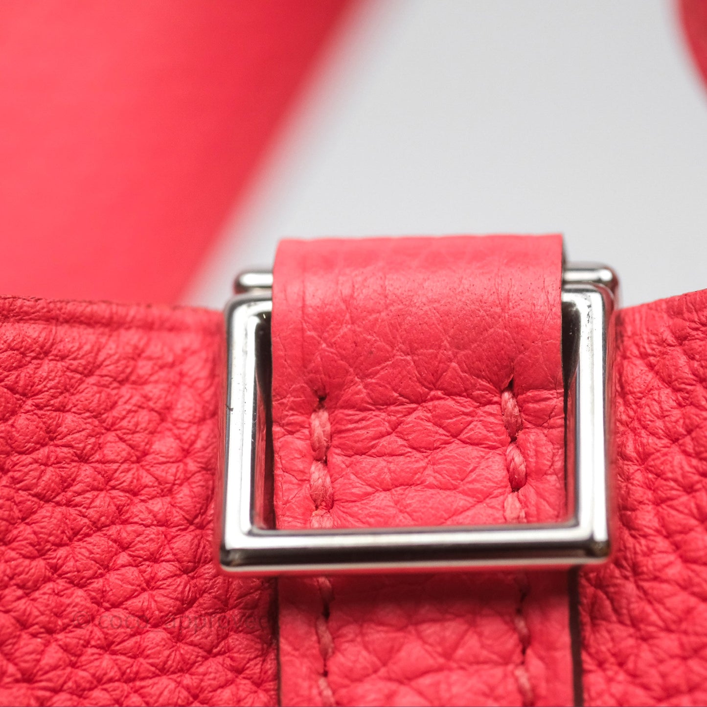 Hermès Picotin 18 Rose Texas Taurillon Clemence Palladium Hardware