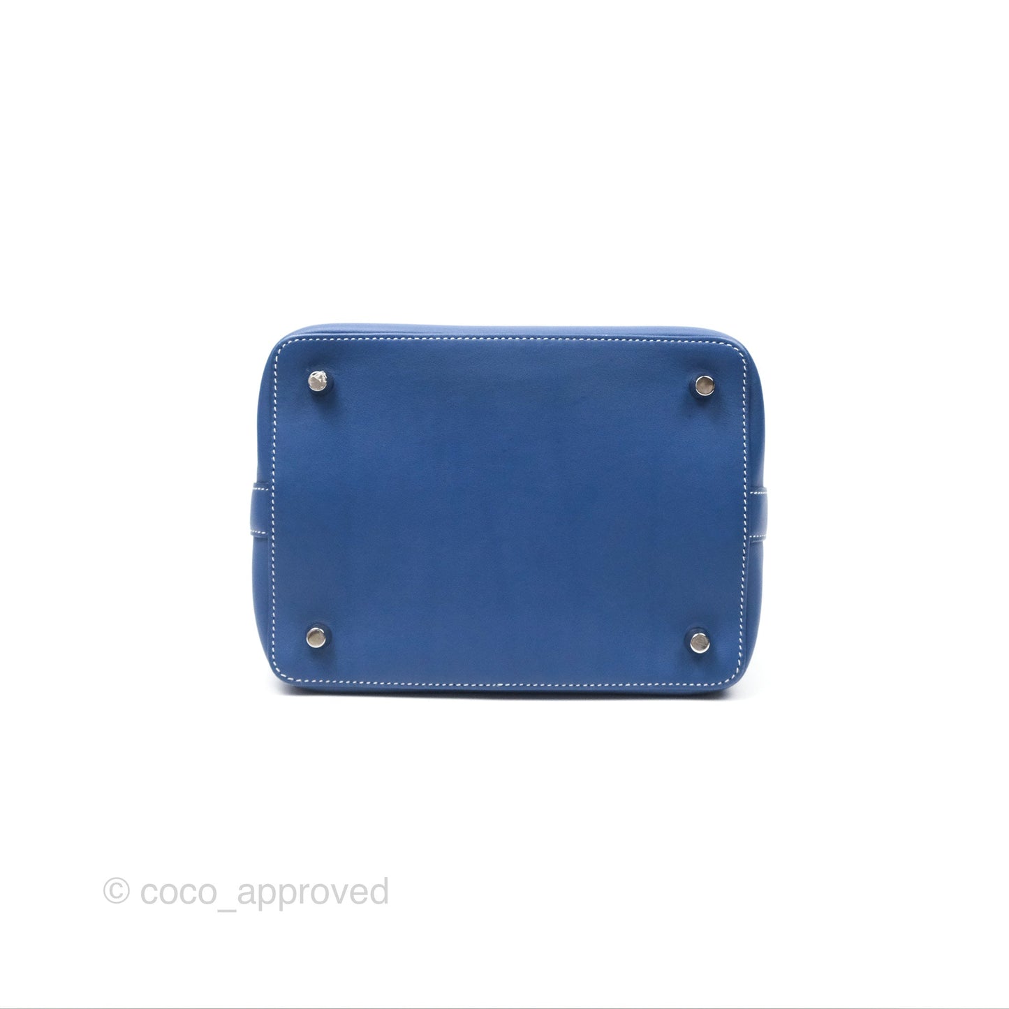 Hermès ToolBox 20 Bleu Agate R2 Swift Palladium Hardware