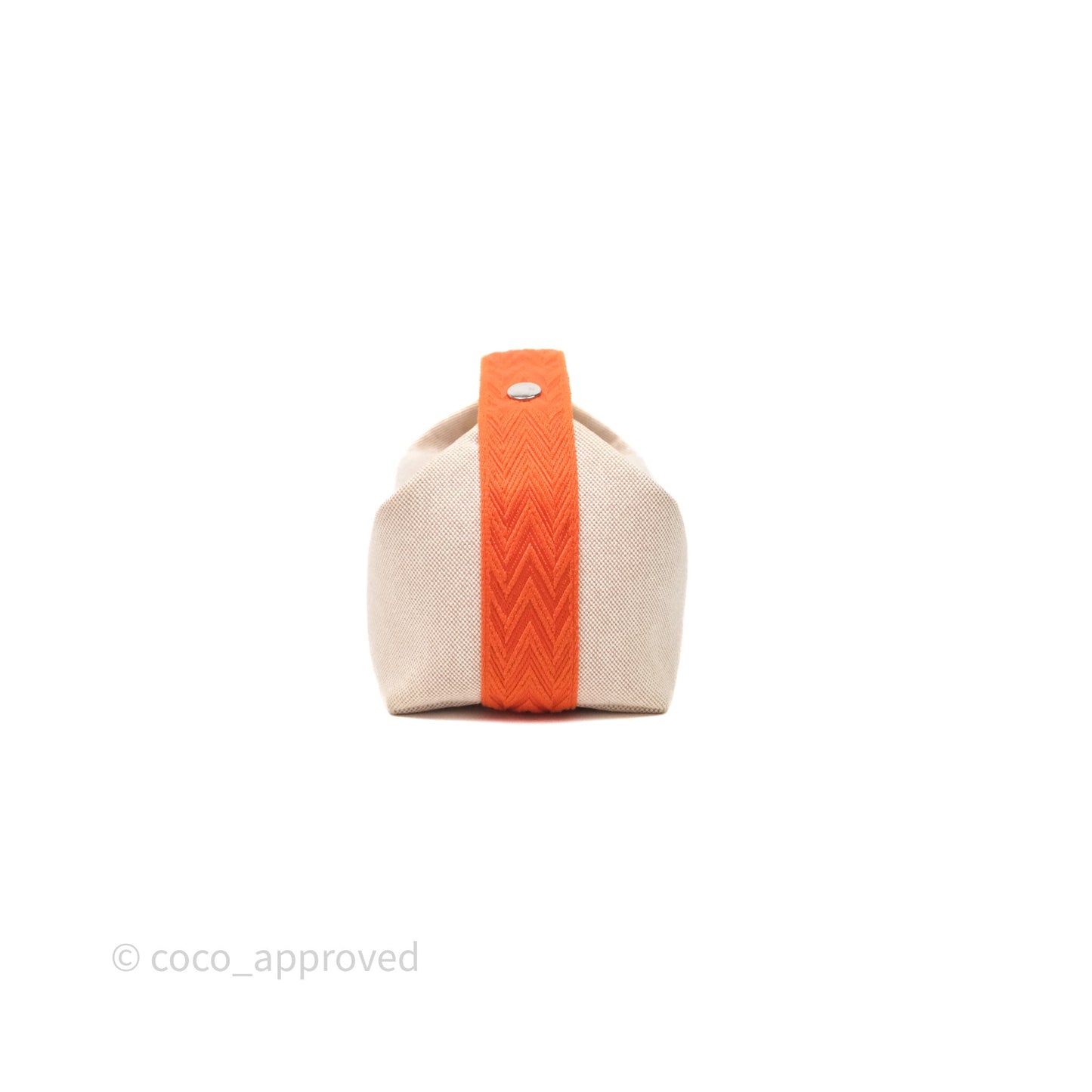 Hermès Small Bride-A-Brac Natural Orange Canvas
