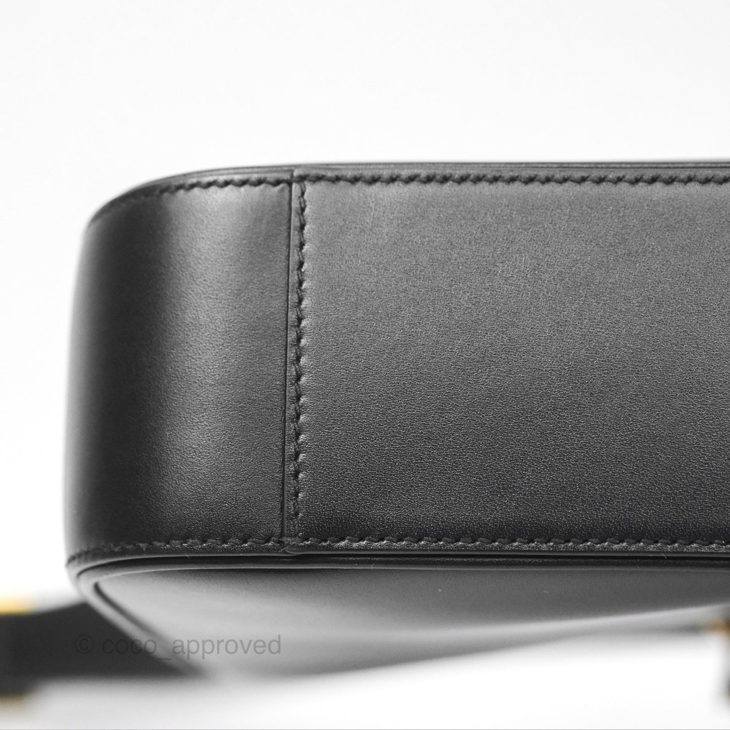 Saint Laurent ‘Le 5 a 7’ Hobo Bag Black Smooth Calfskin