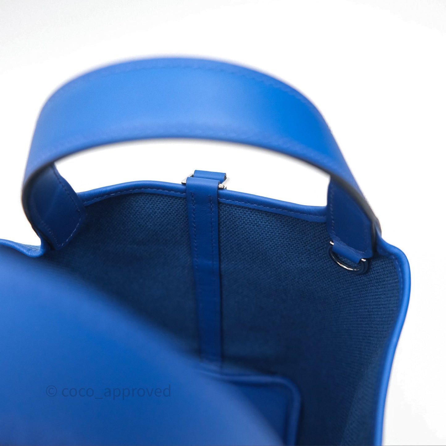 Hermes Picotin Lock 18 Cargo Pockets Bleu Royal Palladium Hardware