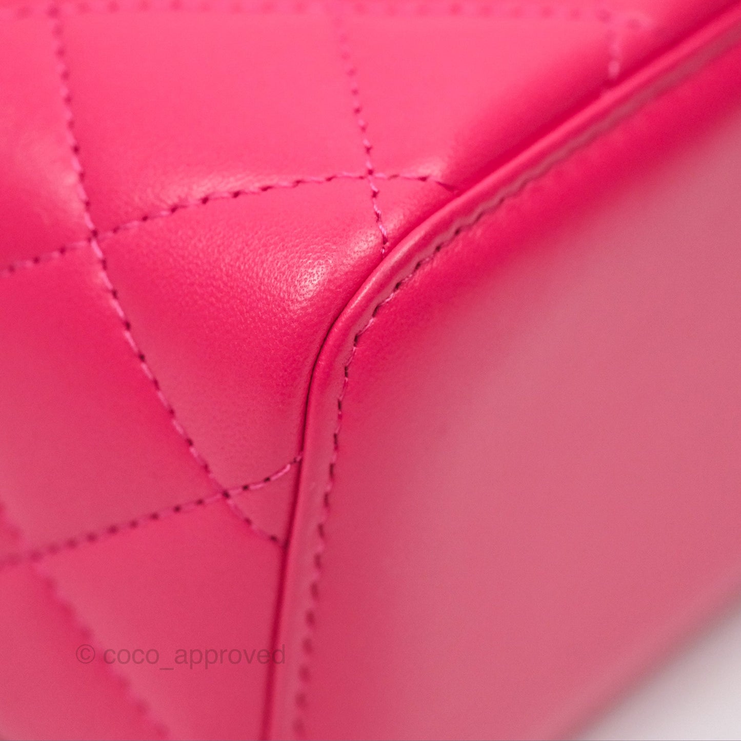 Chanel Trendy CC Vanity With Chain Dark Pink Lambskin Gold Hardware
