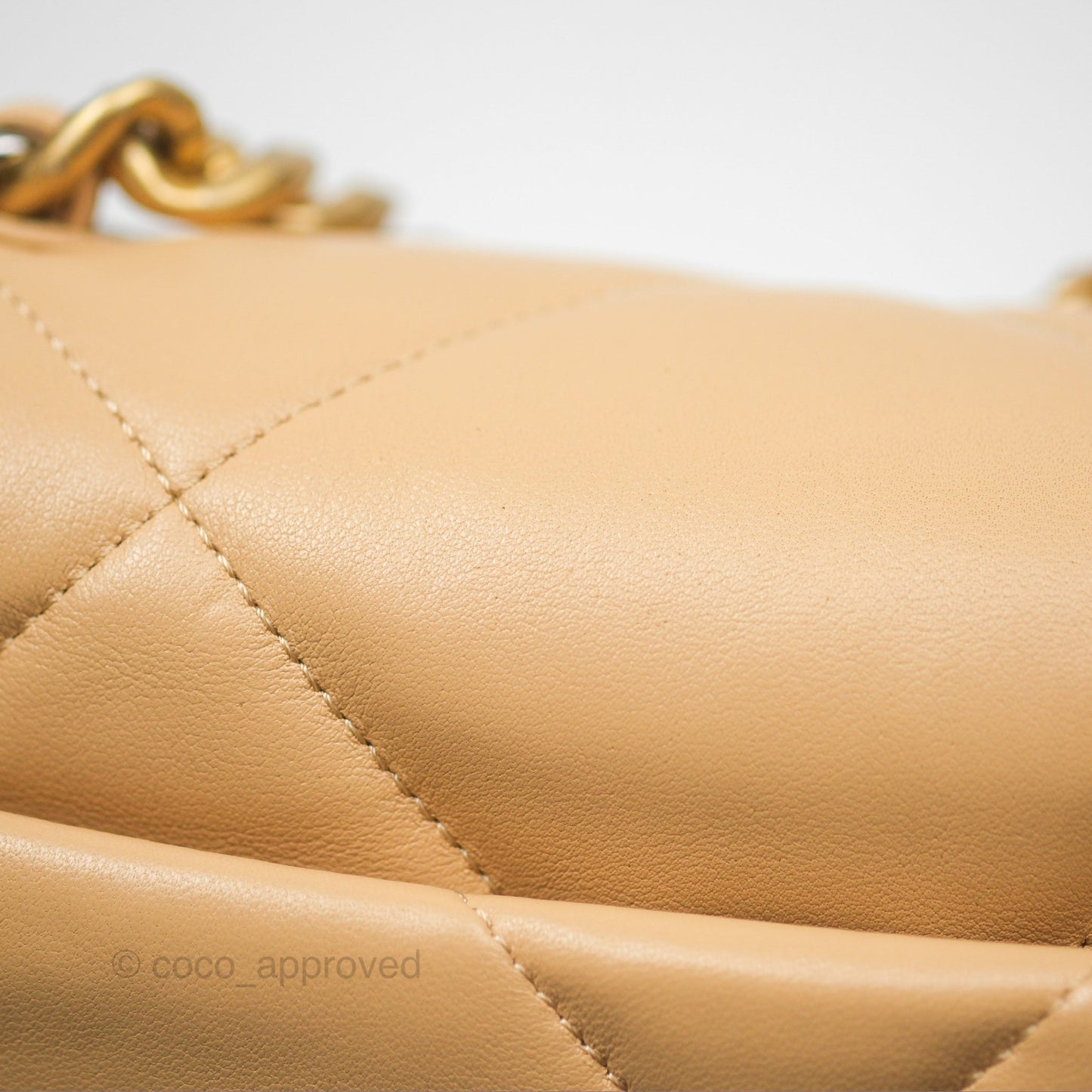 Chanel 19 Small Beige Mixed Hardware 22C
