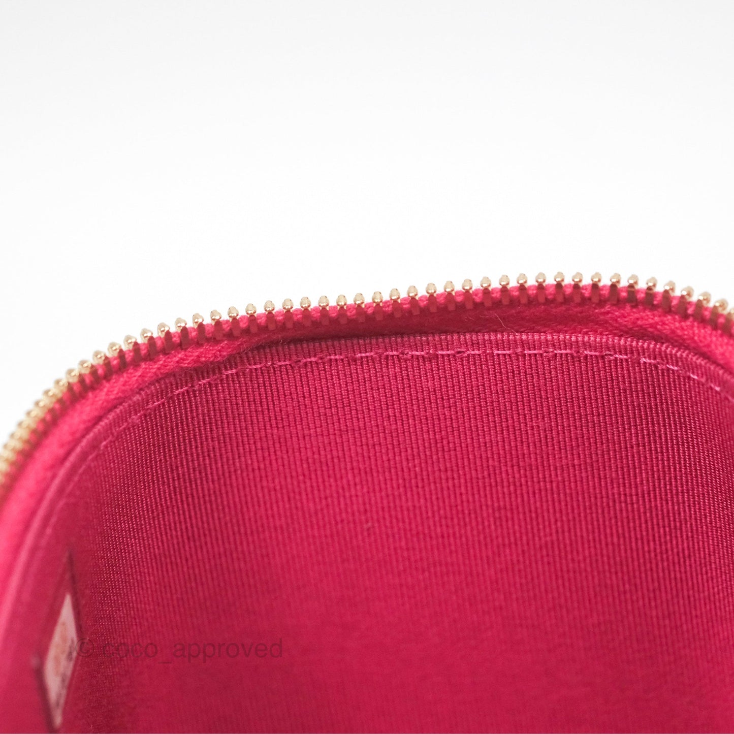 Chanel Trendy CC Vanity With Chain Dark Pink Lambskin Gold Hardware