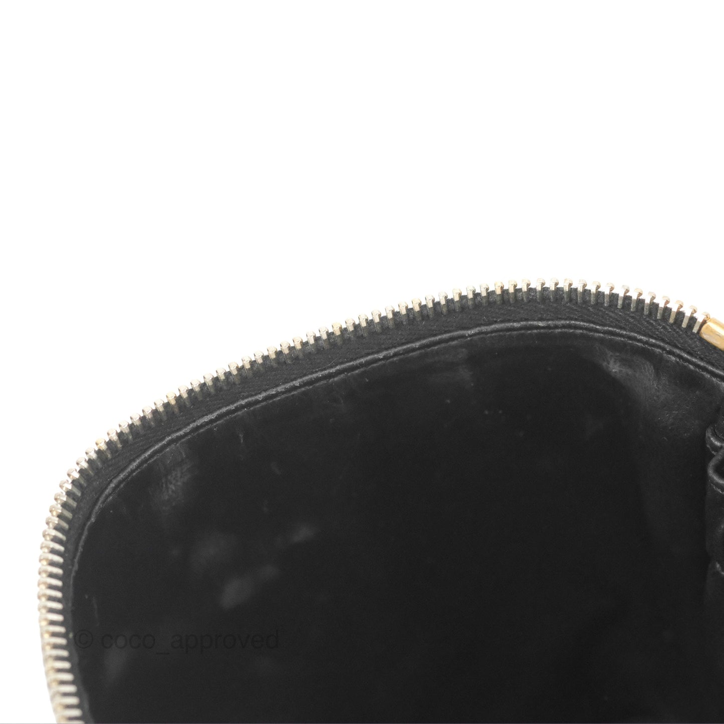 Chanel Vintage Vanity Case Black Caviar Gold Hardware