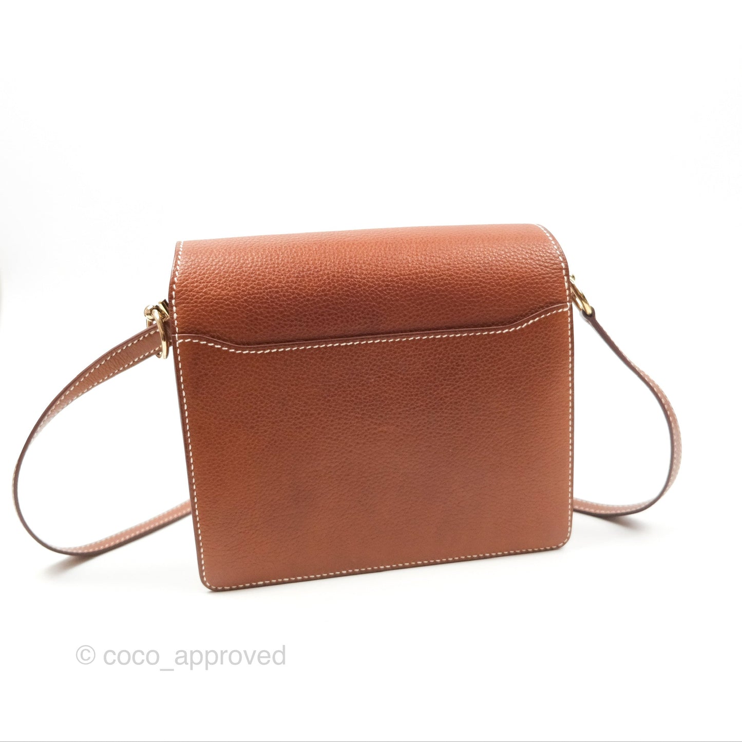 Hermès Roulis Mini 18 Fauve Barenia Gold Hardware