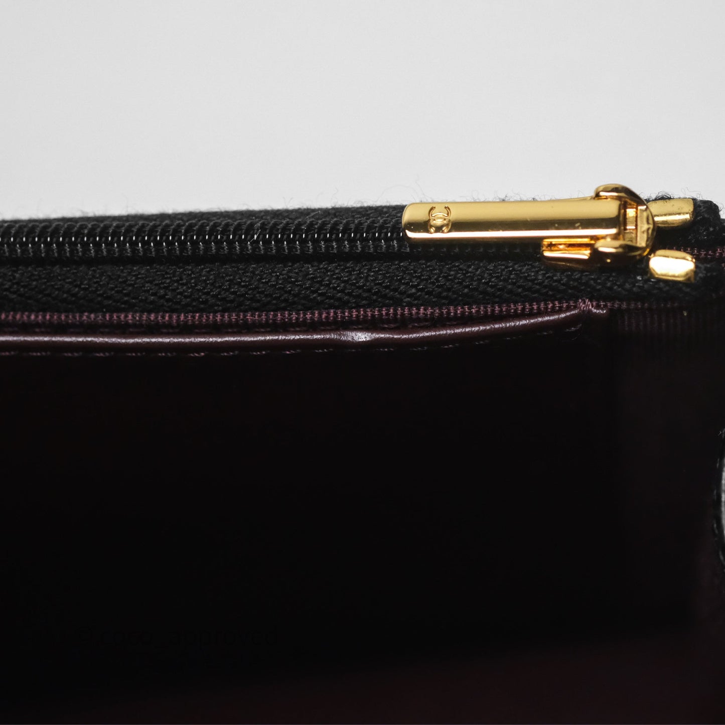 Chanel Quilted WOC Black Caviar Gold Hardware