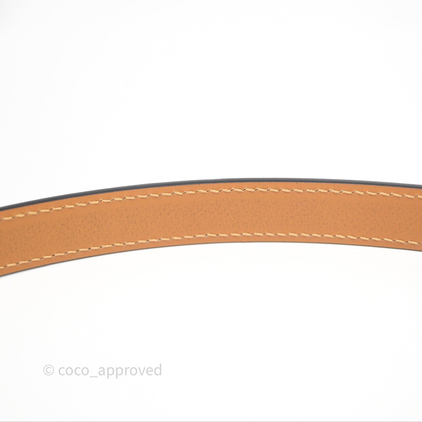 Hermès Kelly Belt Black Noir 89 Epsom Gold Hardware