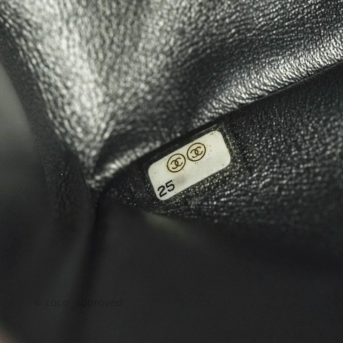Chanel 2.55 Reissue Lucky Charms 225 Flap Iridescent Metallic Grey Canvas Gun Metal
