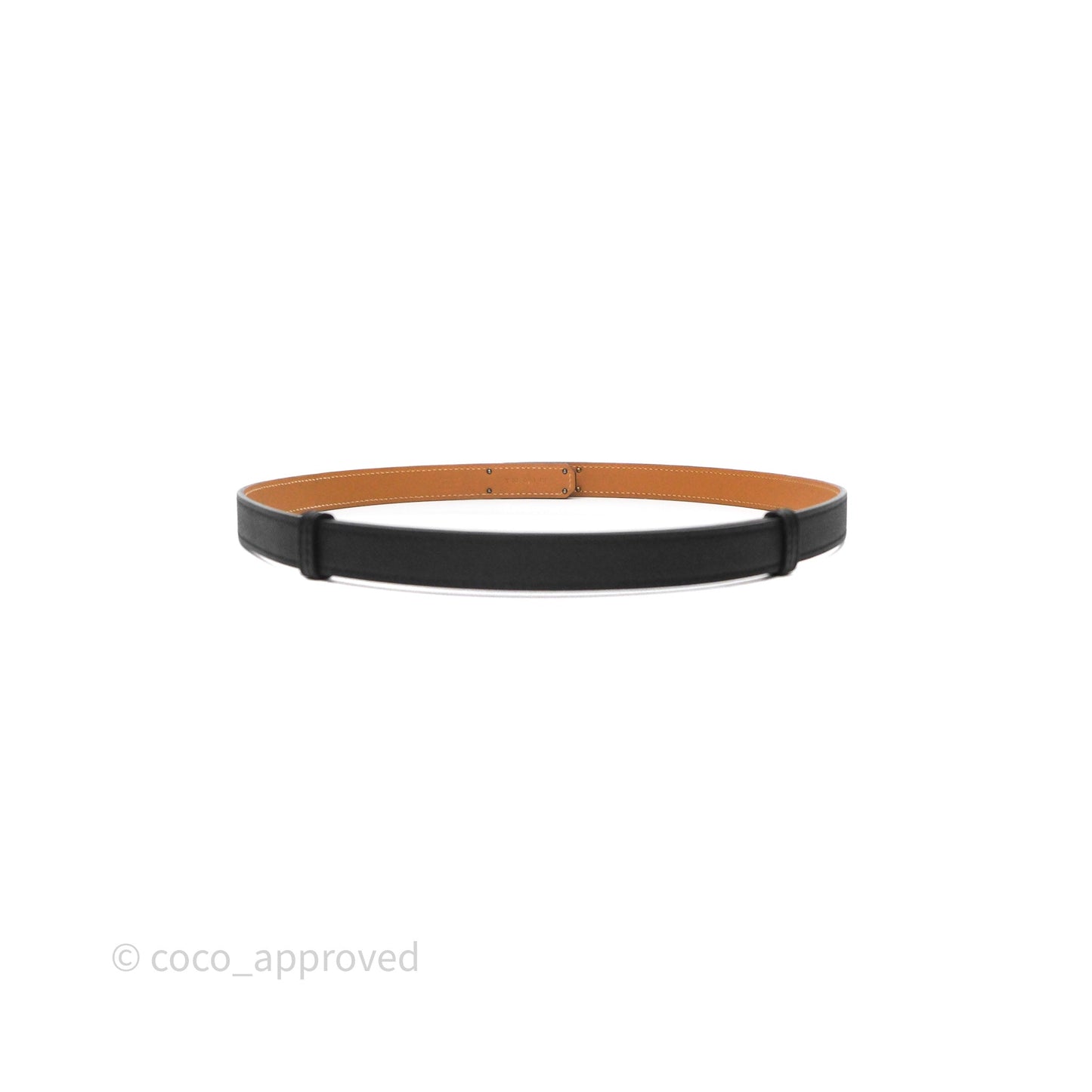 Hermès Kelly 18 Belt Black Epsom Gold Hardware