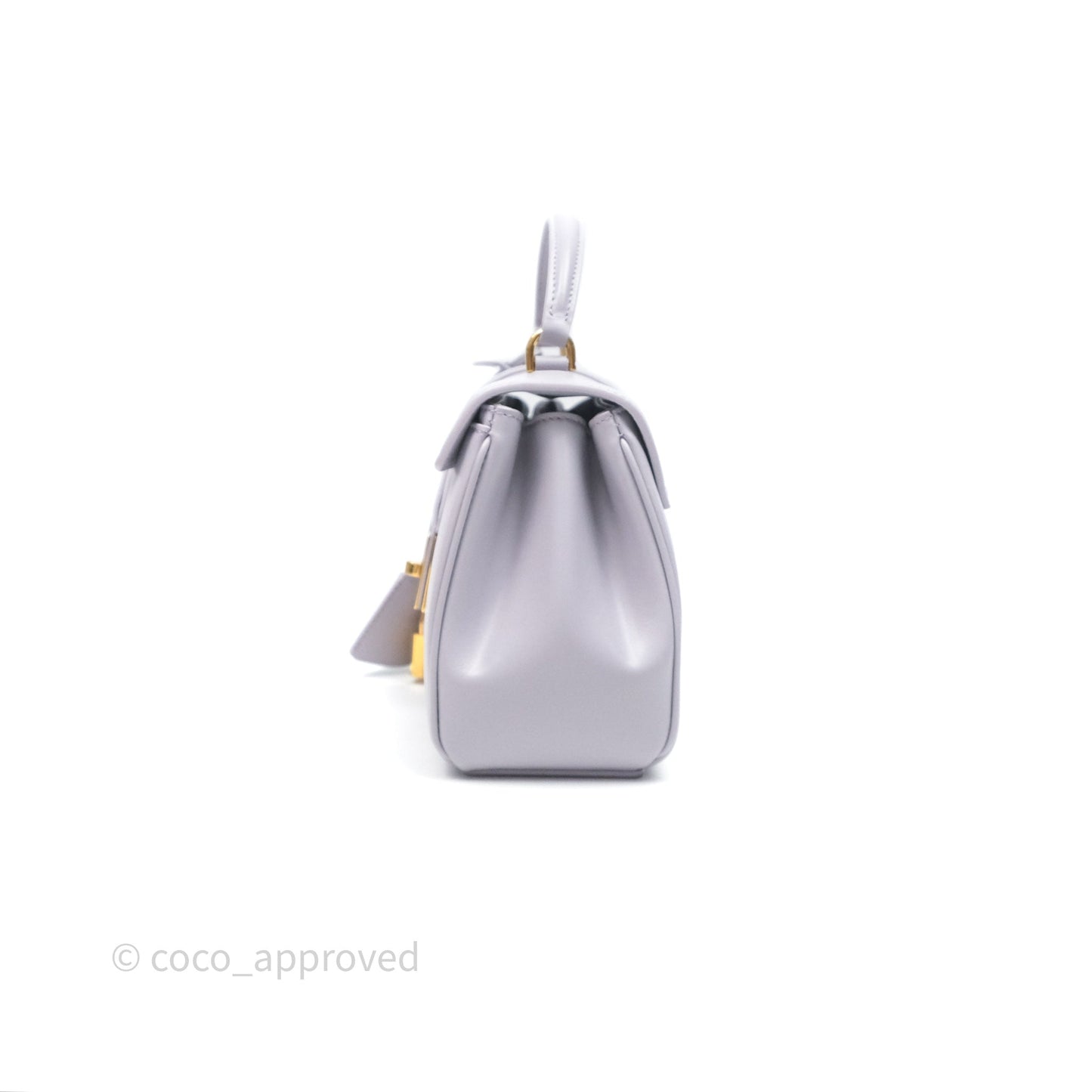 Celine Mini 16 Bag in Satinated Calfskin Light Lilac