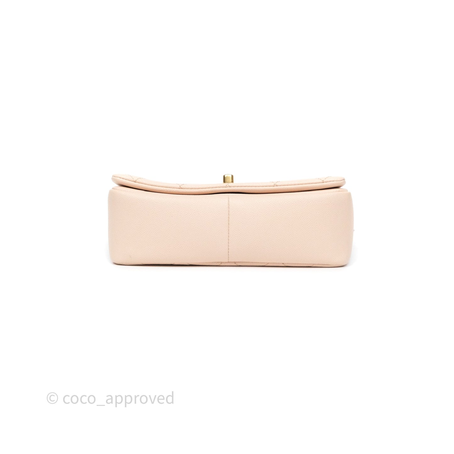 Chanel Small Fashion Therapy Flap Bag Light Pink Caviar Aged Gold Hardware
