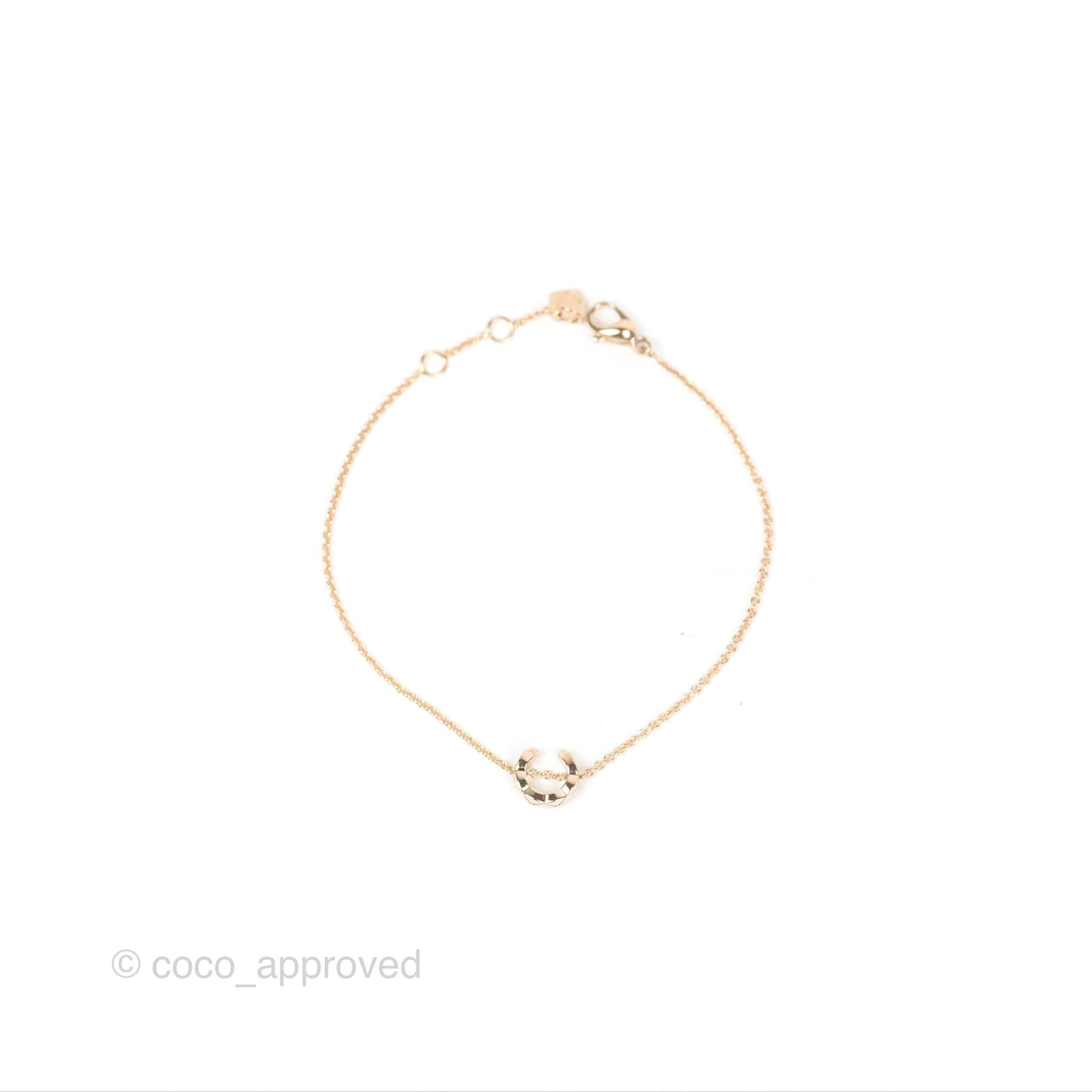 Chanel Coco Crush Bracelet Beige Gold Hardware