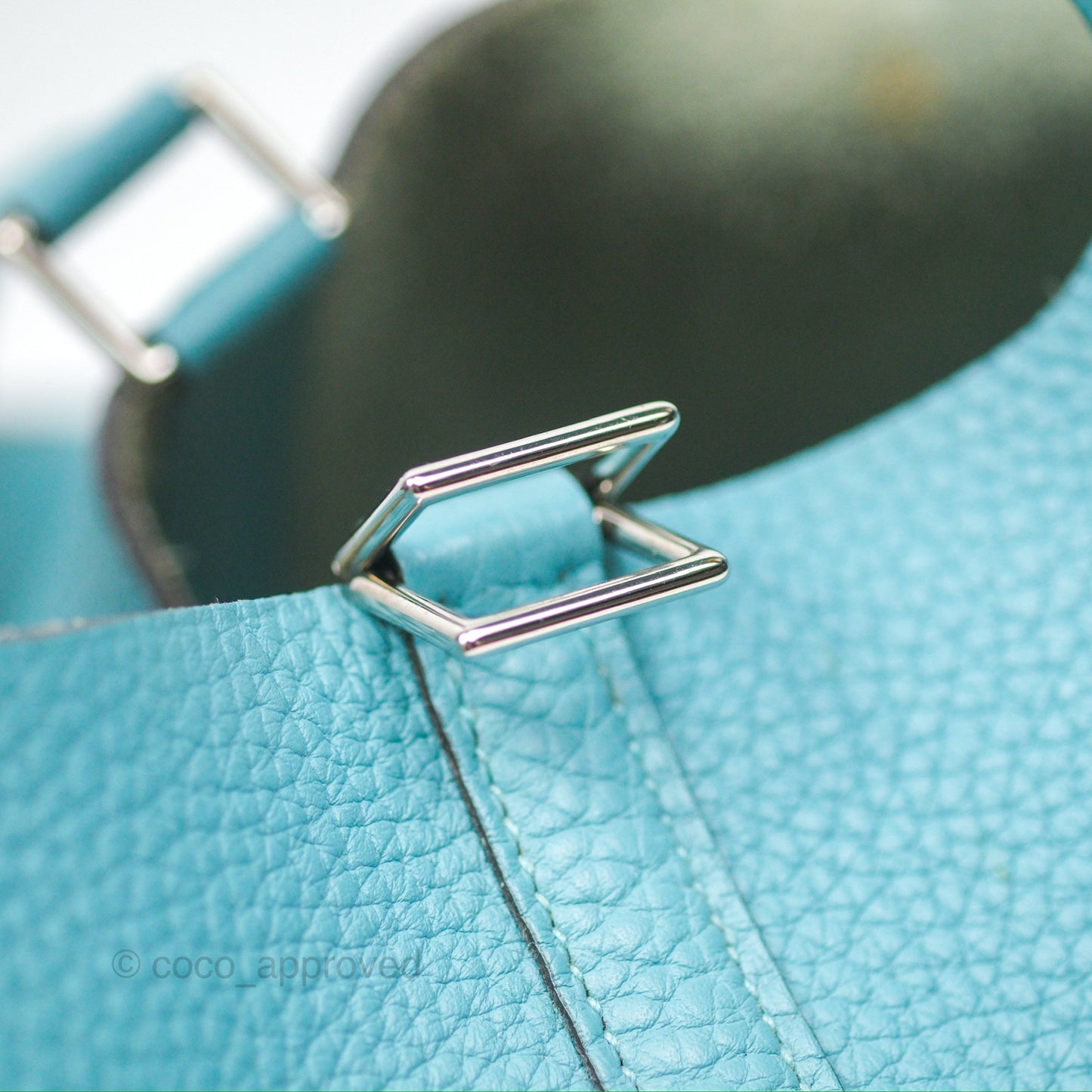 Hermès Picotin Lock 18 Bleu Saint Cyr 3Z Clemence Palladium Hardware