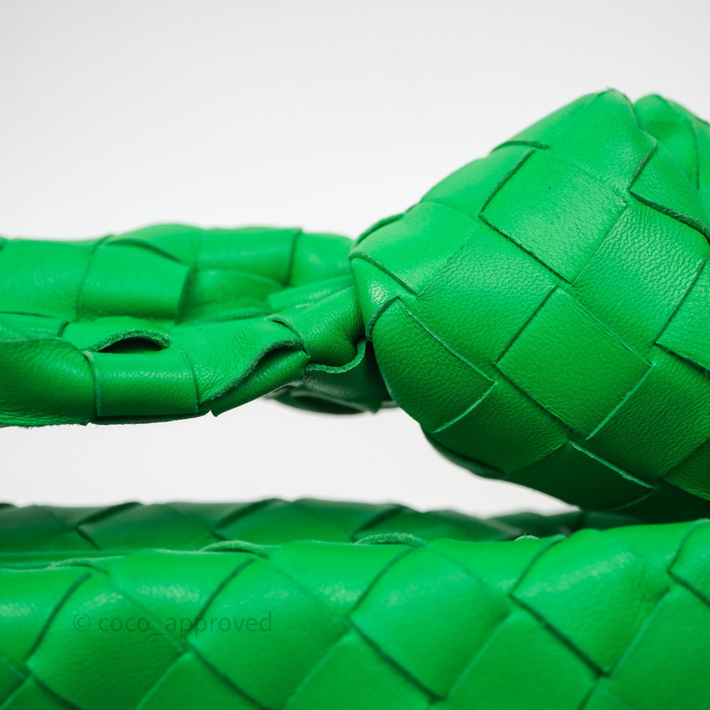 Bottega Veneta Mini Jodie Bag Green Intrecciato Lambskin