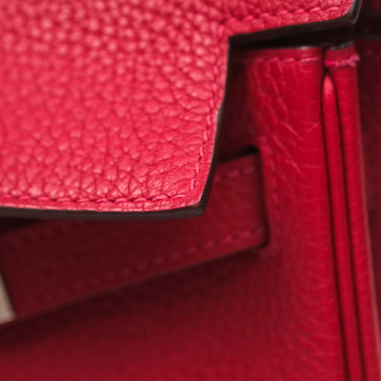 Hermès Kelly Ado Backpack Red Rouge Clemence Palladium Hardware