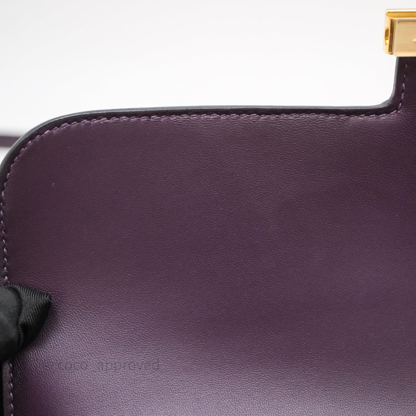 Hermès Constance Elan Raisin 59 Epsom Gold Hardware