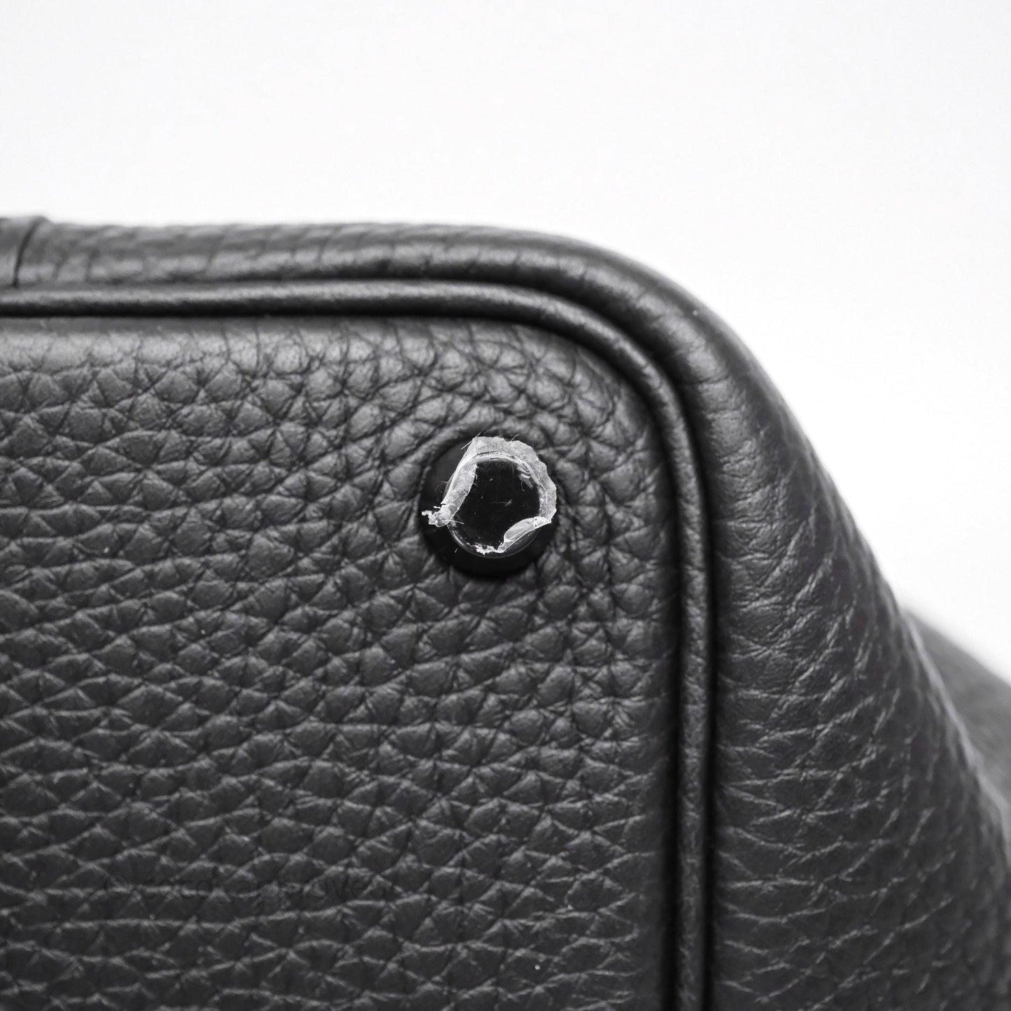 Hermès Picotin 18 Black Noir 89 Clemence So Black Hardware