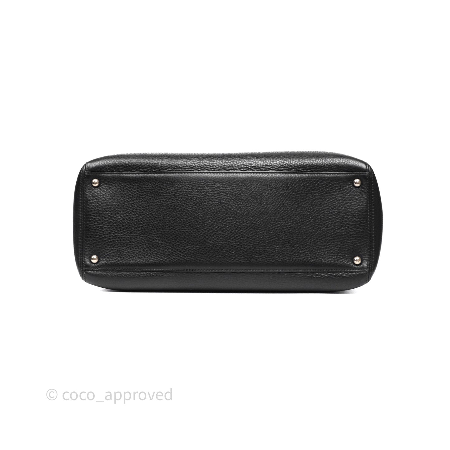 Chanel Executive Tote Bag Black Grained Calfskin Silver Hardware