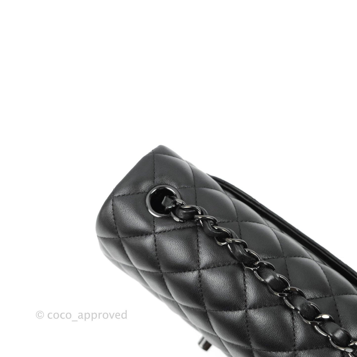 Chanel Quilted Mini Rectangular So Black Lambskin