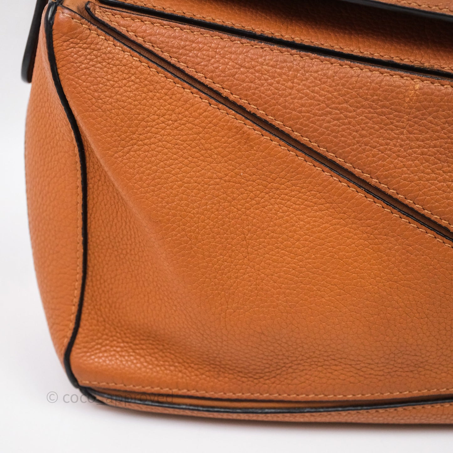 Loewe Small Puzzle Bag Tan Calfskin
