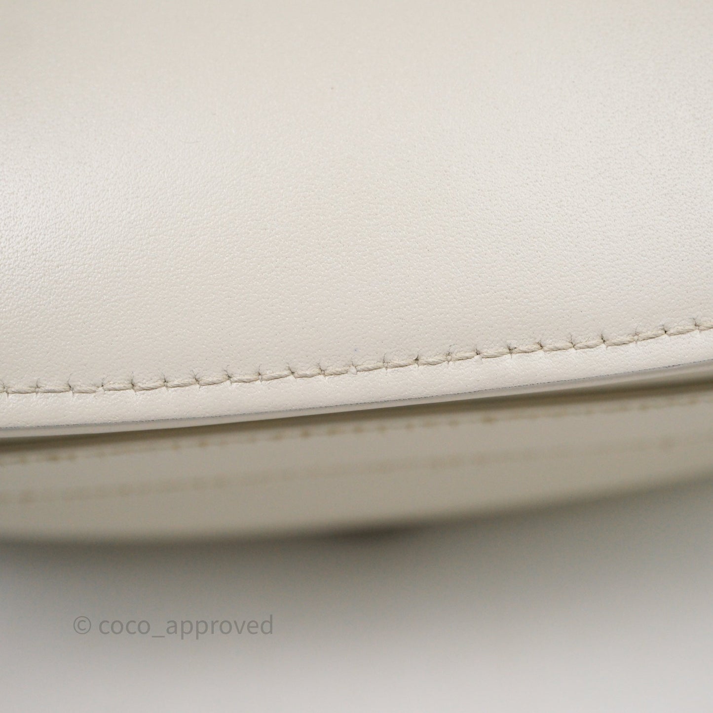 Dior Medium Bobby Bag Off White Calfskin Gold Hardware