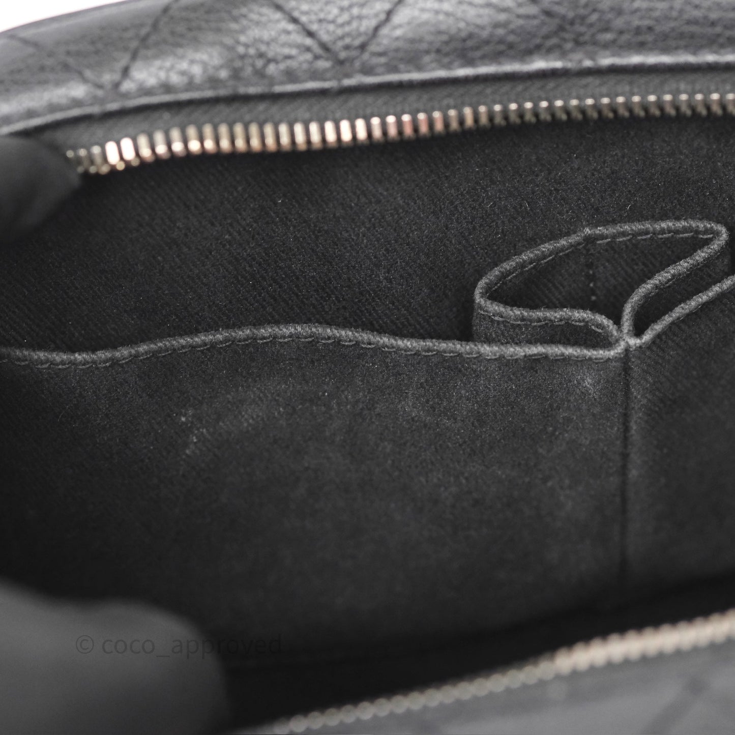 Chanel Coco Curve Vanity Black Calfskin & Goatskin Antique Gold Hardware