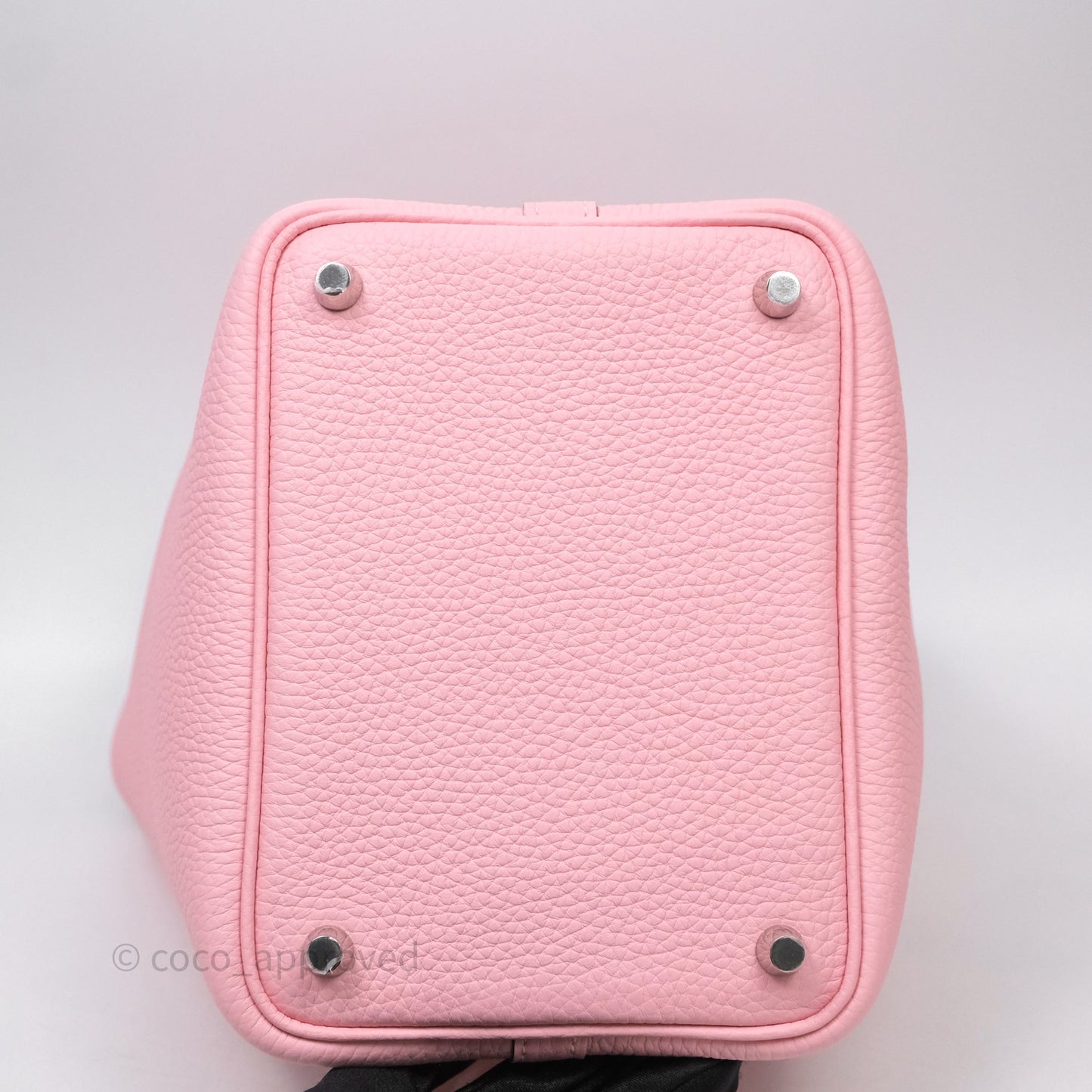 Hermès Picotin 18 Rose Sakura 3Q Clemence Palladium Hardware