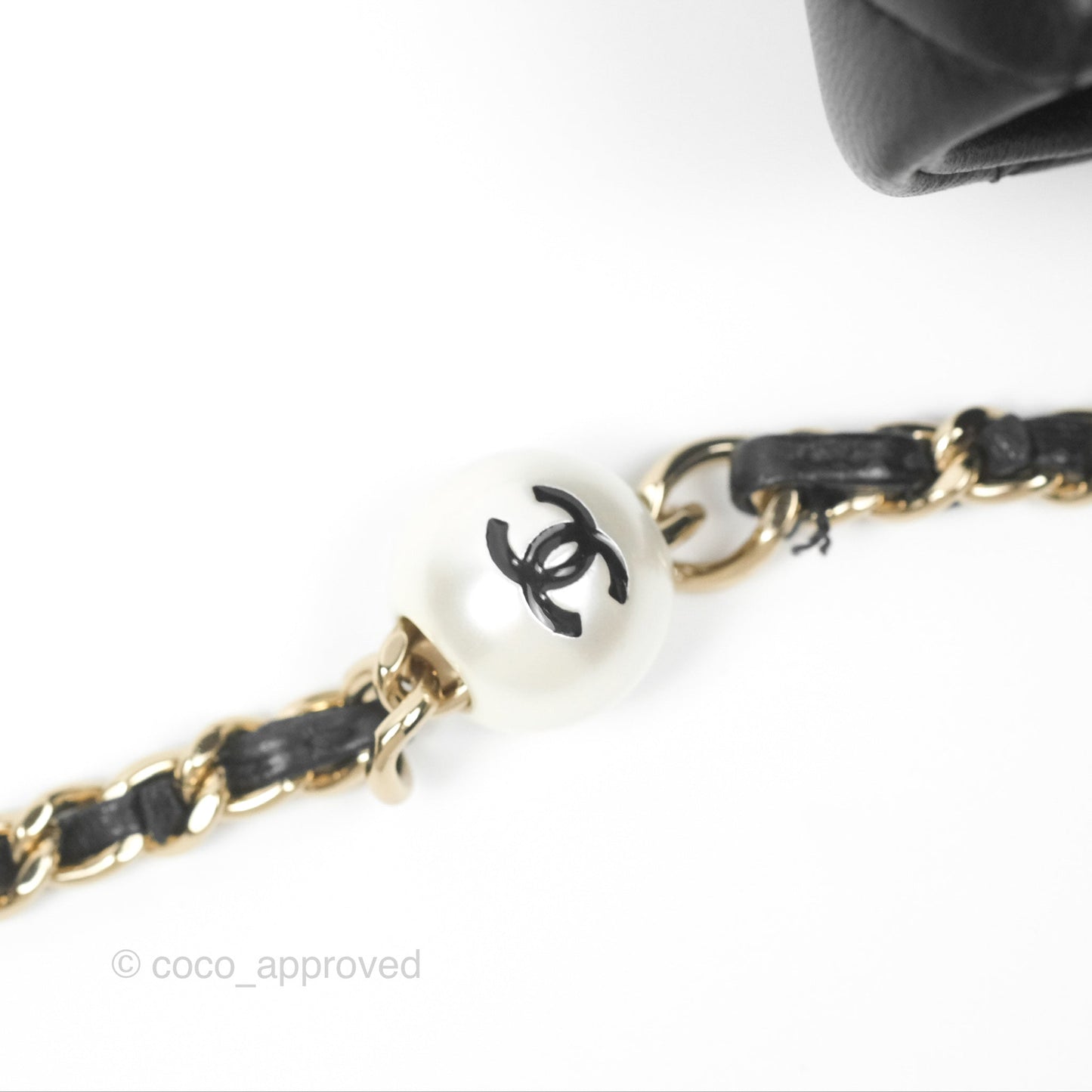 Chanel Small My Precious Flap Black Lambskin Gold Hardware