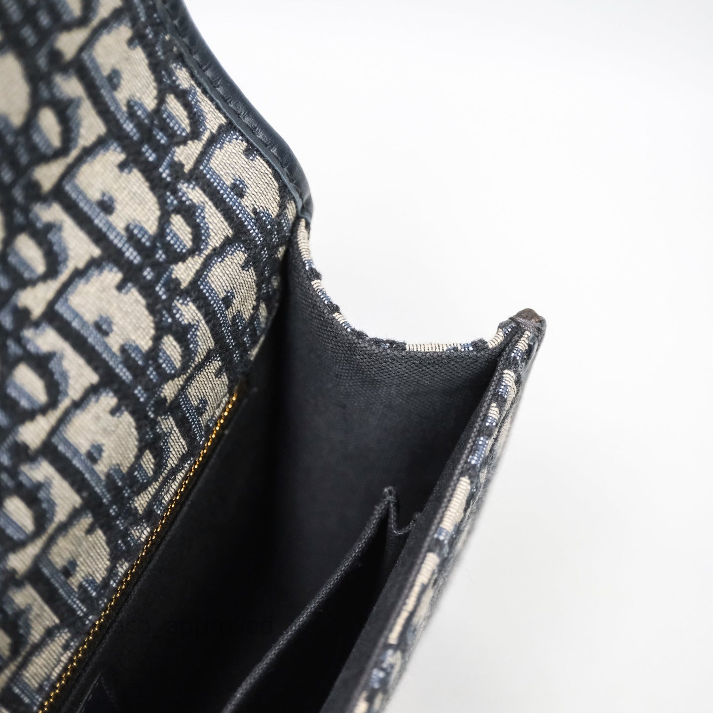 Christian Dior Small 30 Montaigne Bag Blue Dior Oblique Jacquard