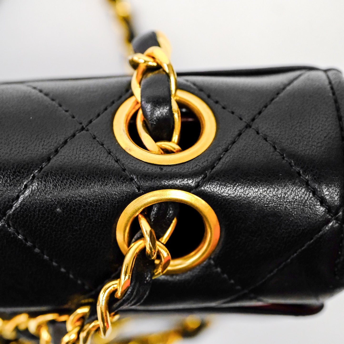 Chanel Matelasse Flap Bag Lambskin Black 24K Gold Hardware