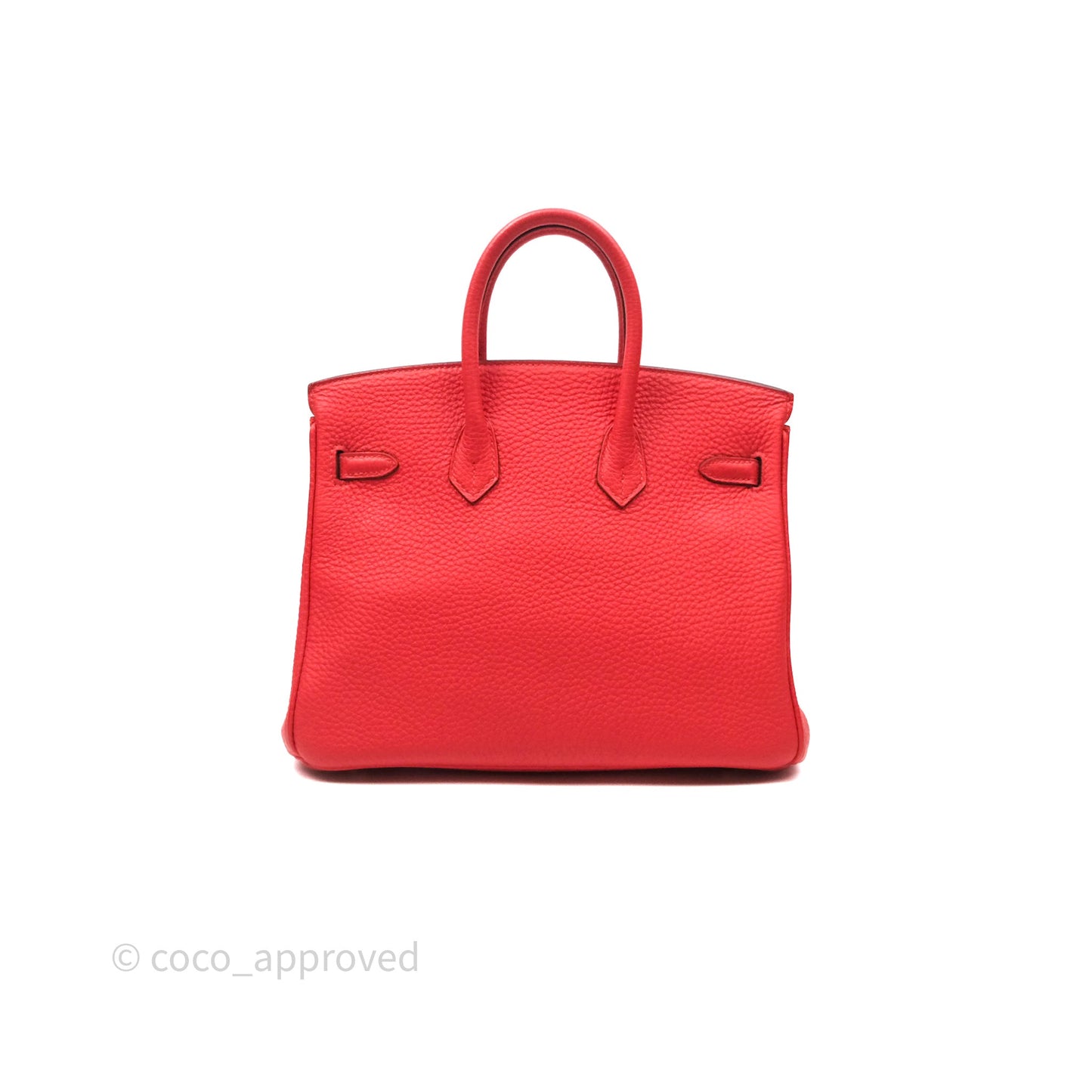 Hermès Birkin 25 Retourne Rouge Tomate S5 Clemence Gold Hardware
