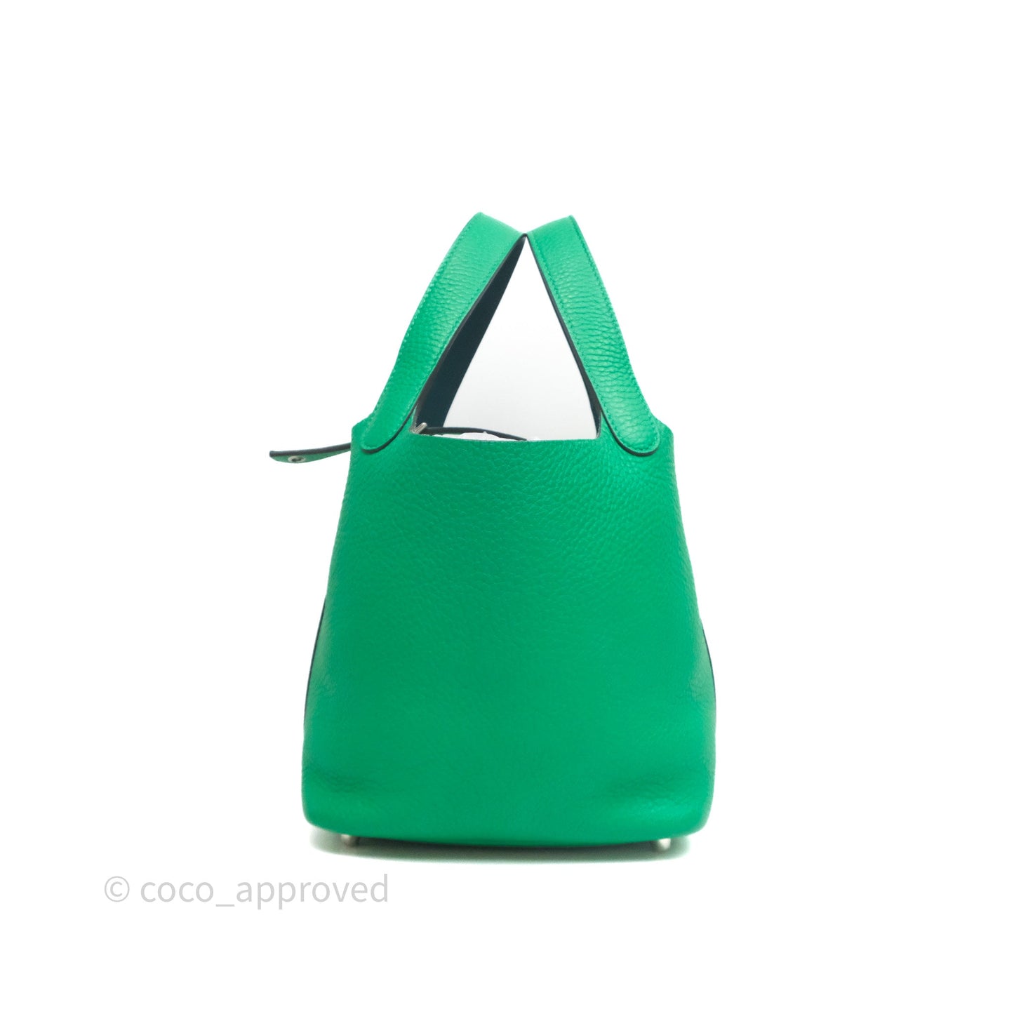 Hermès Picotin 18 Vert Jade 16 Clemence Palladium Hardware