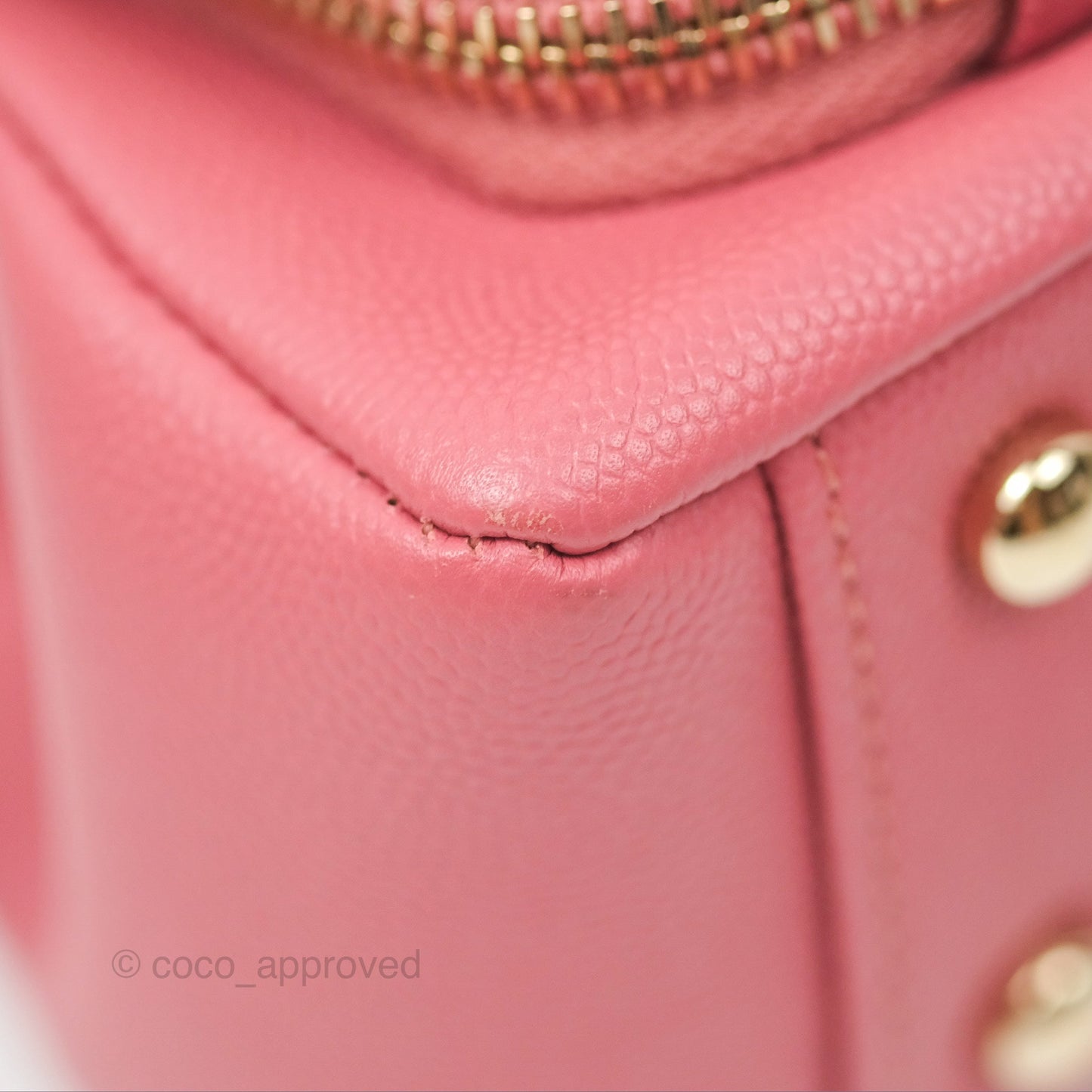 Chanel Quilted Medium Business Affinity Flap Pink Caviar Gold Hardware