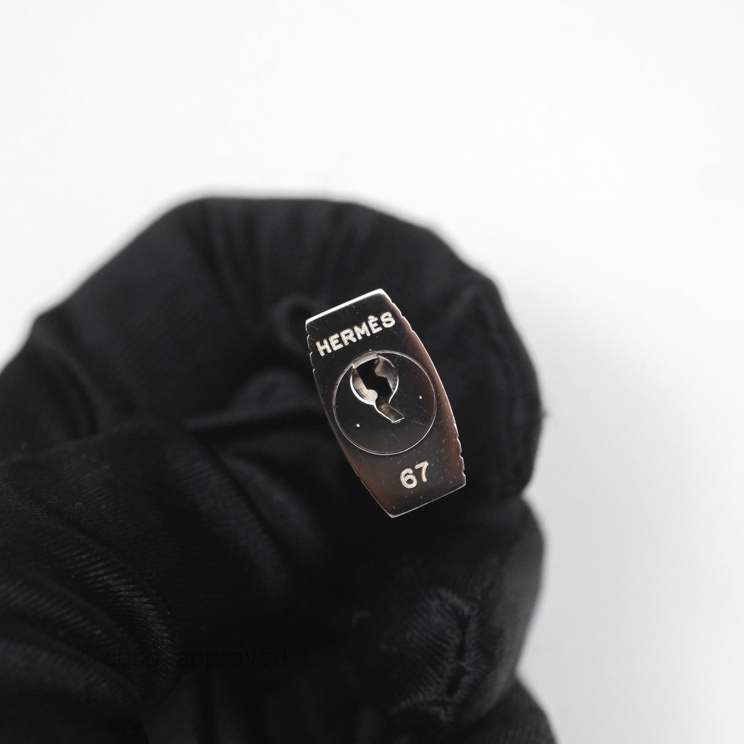 Hermès Vintage Kelly 28 Sellier Noir 89 Courchevel Palladium Hardware