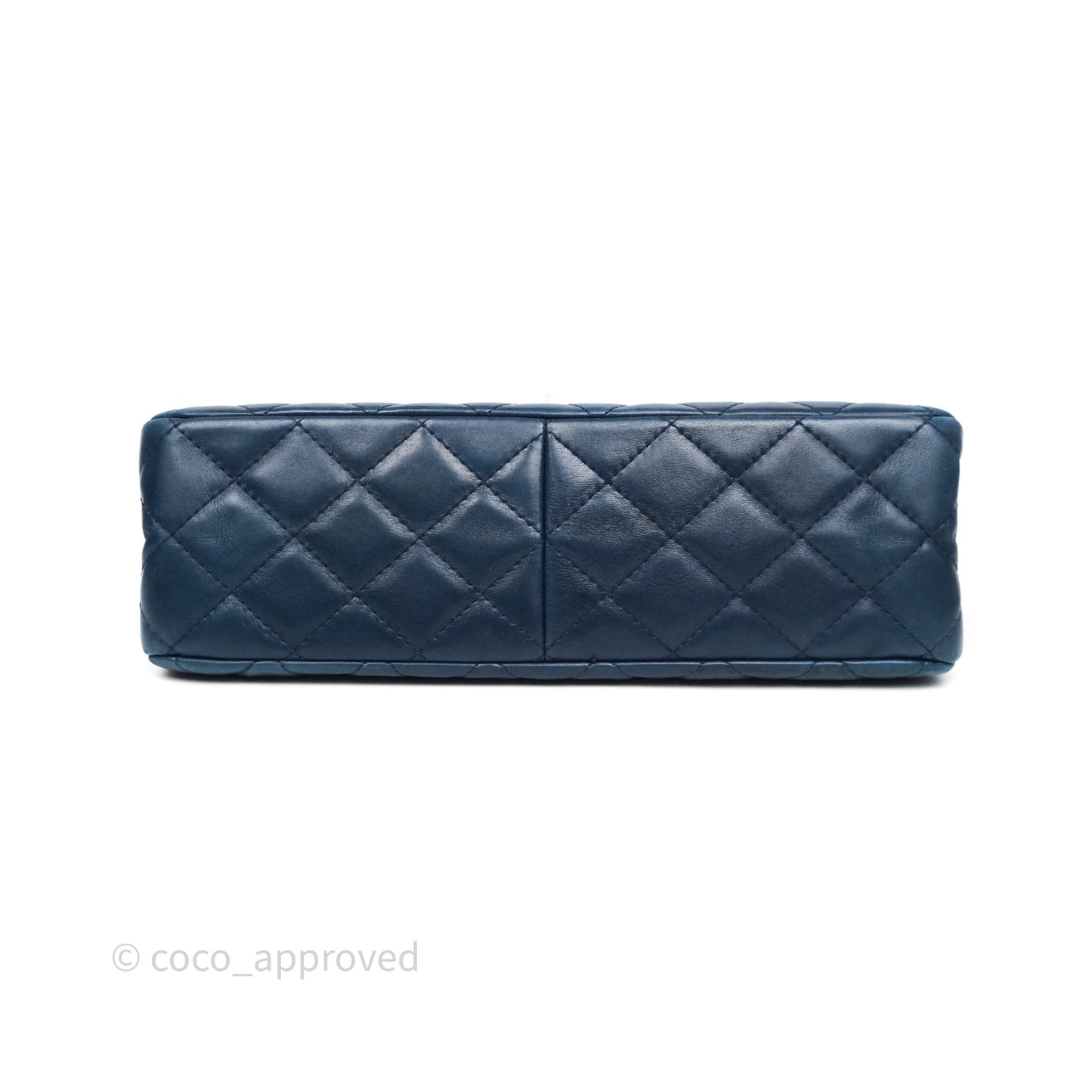 Chanel Reissue 227 Quilted Navy Lambskin Ruthenium Hardware