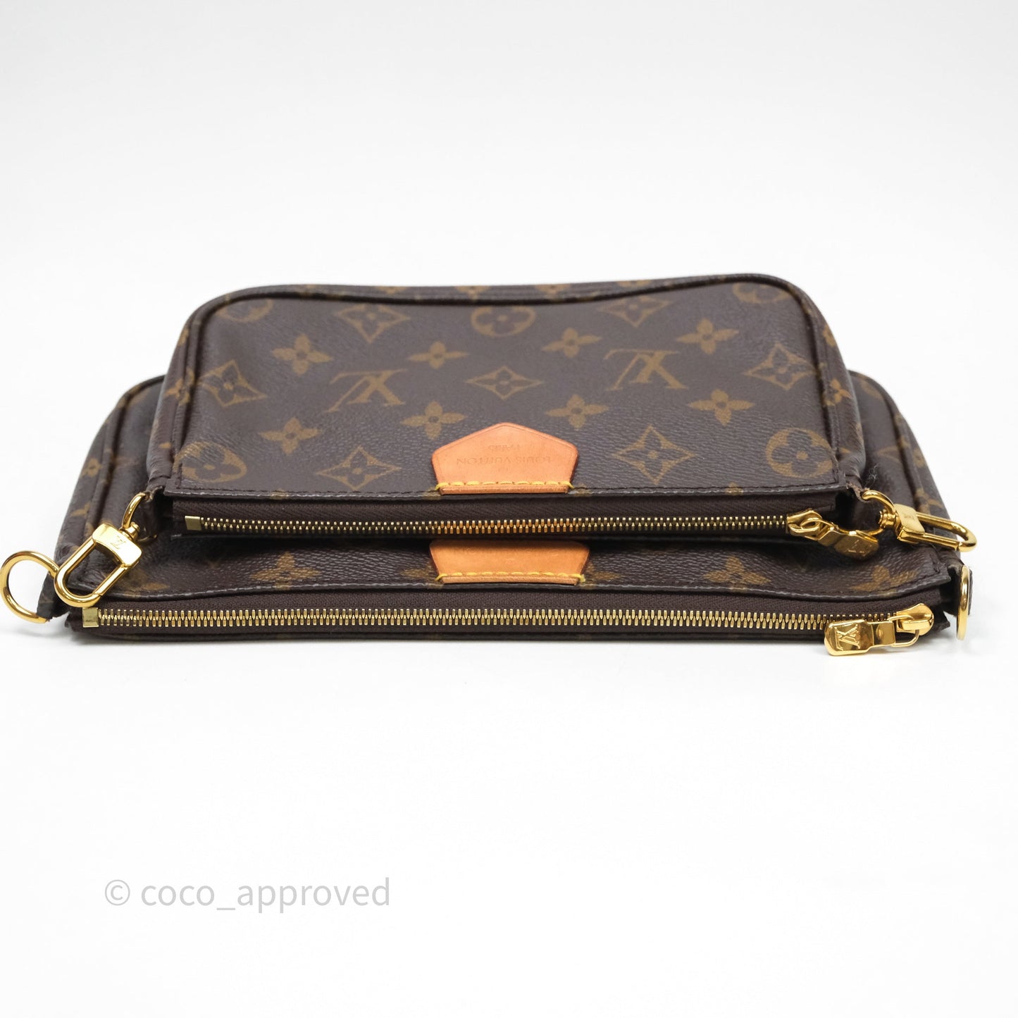 Louis Vuitton Multi Pochette Accessories Khaki Monogram Canvas