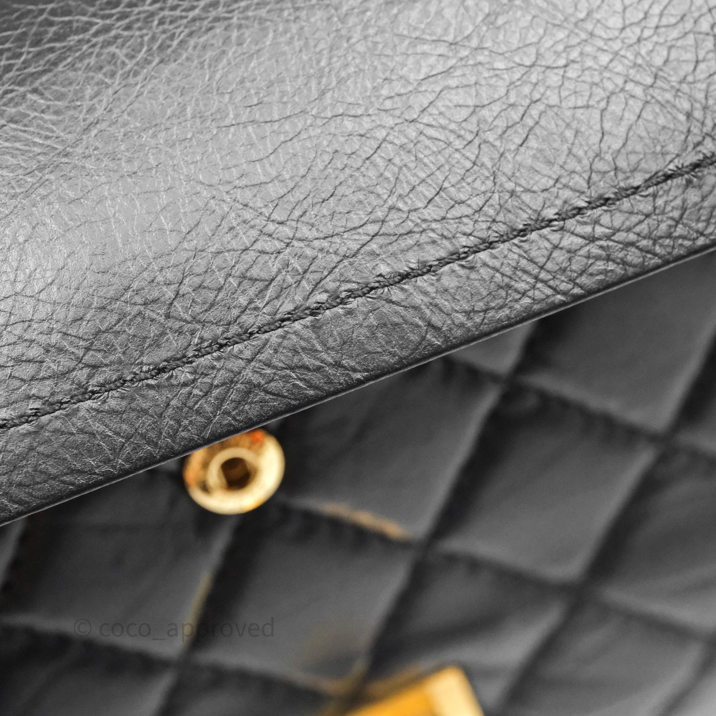 Chanel Quilted 2.55 Reissue 226 Flap Bag Black Aged Calfskin Gold Hardware