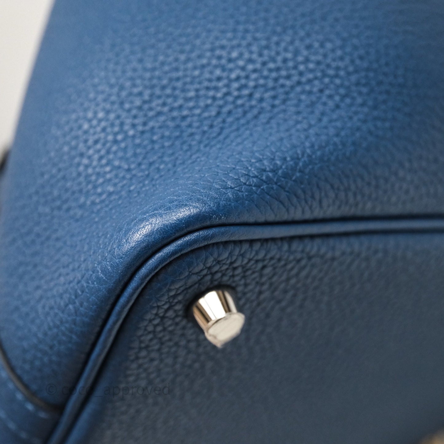Hermès Picotin 18 Deep Blue S4 Clemence Palladium Hardware