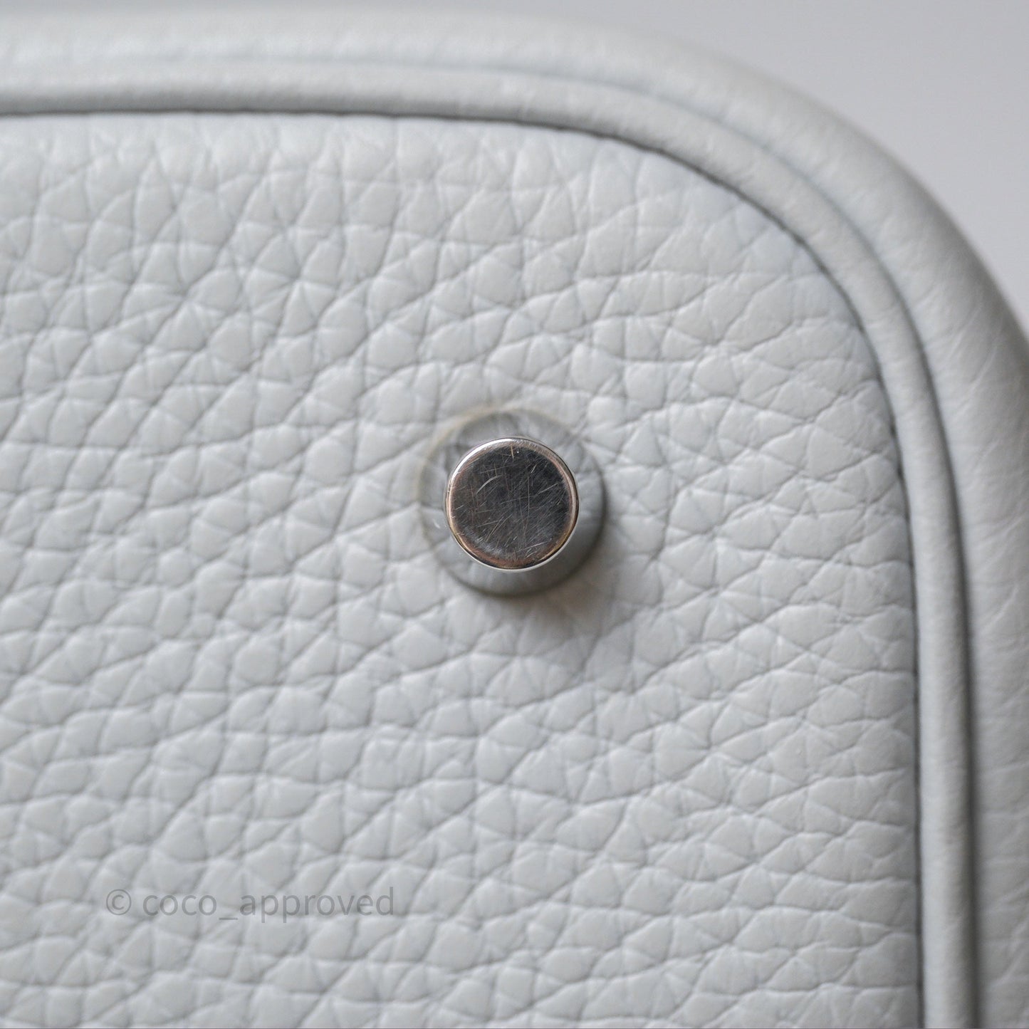 Hermès Picotin Lock 22 Bleu Pale 08 Clemence Palladium Hardware